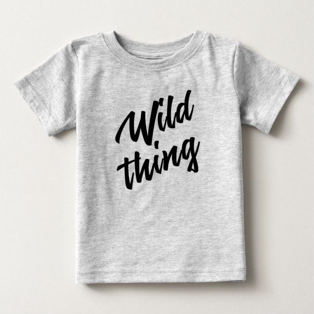 WILD THING for kids Baby T-Shirt (Front)