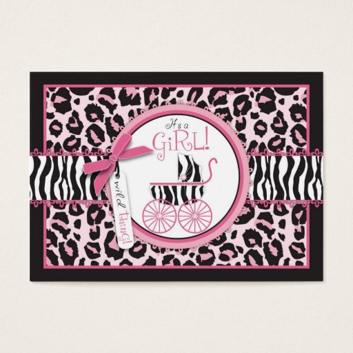 Customizable Wild Thing Gift Tag Business Card Templates