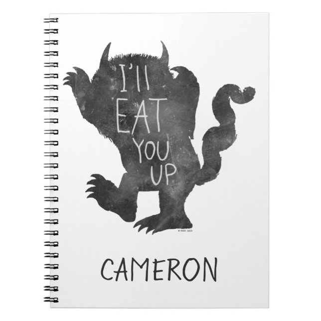 Wild Thing | I'll Eat You Up | Add Your Name Notebook (Front)