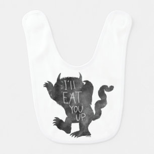 Wild Thing I'll Eat You Up Baby Bib