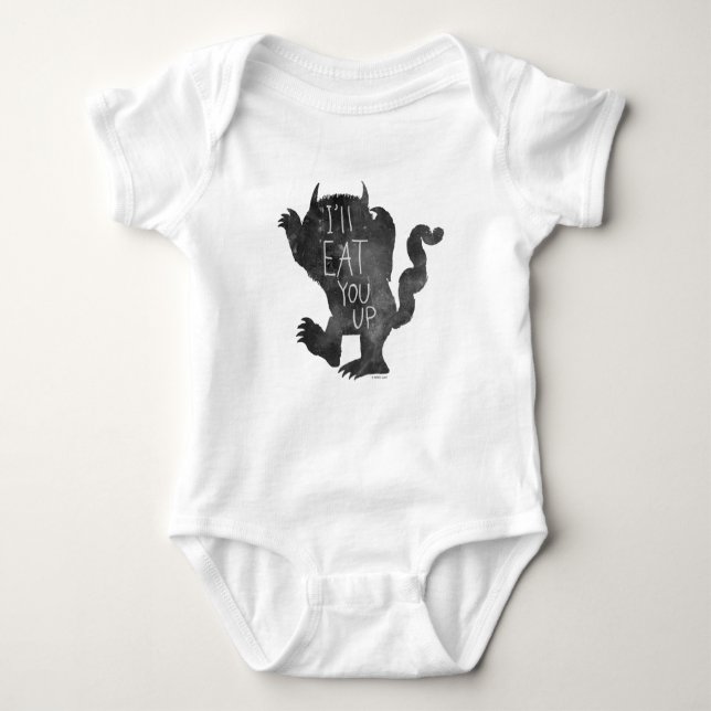Wild Thing | I'll Eat You Up Baby Bodysuit (Front)