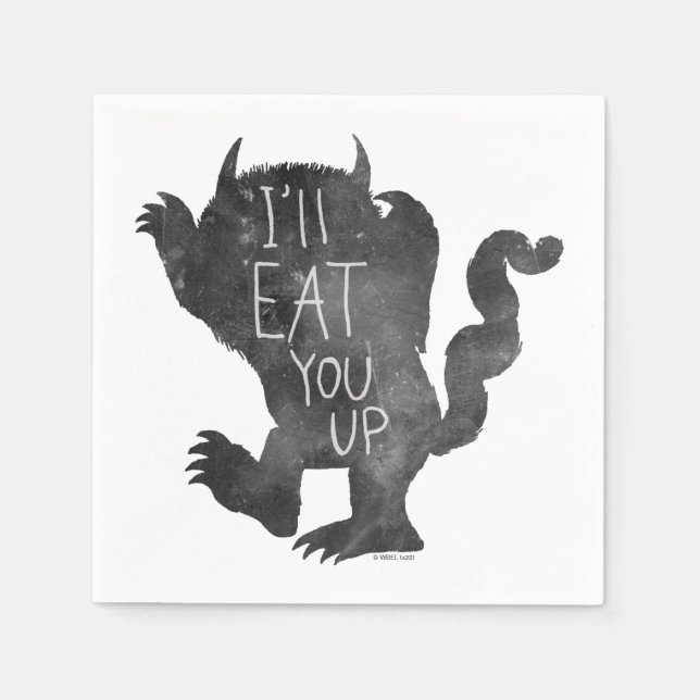 Wild Thing | I'll Eat You Up Napkins (Front)