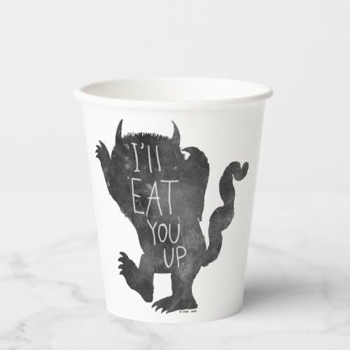 Wild Thing  Ill Eat You Up Paper Cups