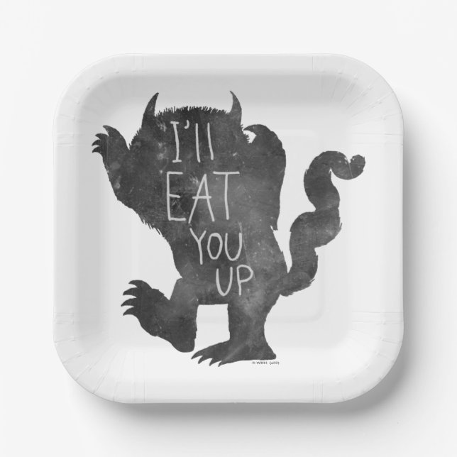 Wild Thing | I'll Eat You Up Paper Plates (Front)