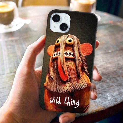 Wild Thing Kachina Doll Face Photo Fun Cute iPhone 15 Plus Case