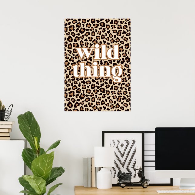 Wild Thing Leopard Print  (Home Office)