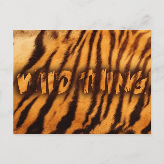 WILD THING POSTCARD (Front)