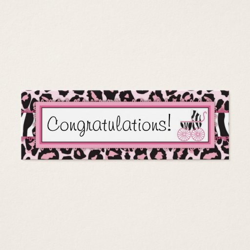 Customizable Wild Thing Skinny Gift Card 2 Business Card