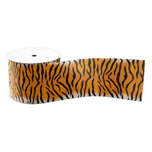 Wild Thing Tiger Stripes Grosgrain Ribbon