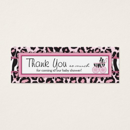 Customizable Wild Thing TY Skinny Gift Card Business Card Templates