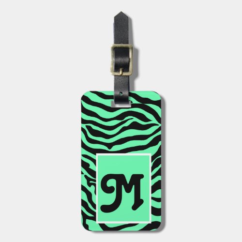 Wild Thing Zebra Print Personalized Luggage TagFun Luggage Tag