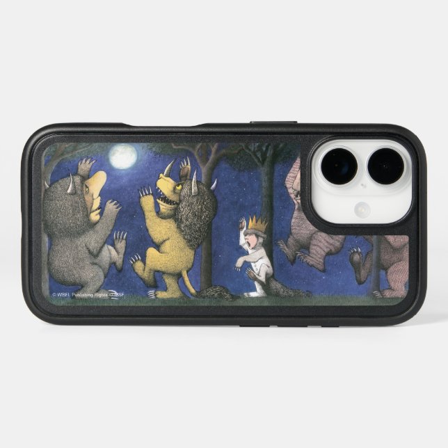 Wild Things and Max Dancing in Moonlight Otterbox iPhone Case (Back Horizontal)