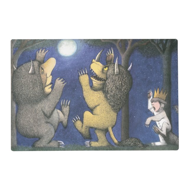 Wild Things and Max Dancing in Moonlight Placemat (Front)