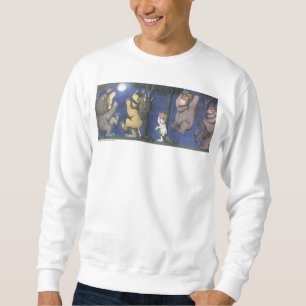 Wild Things and Max Dancing in Moonlight Sweatshirt