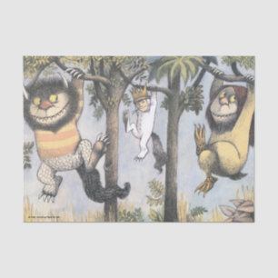 Wild Things and Max Swinging From Trees Tissue Paper