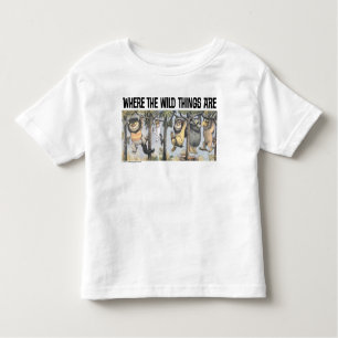 Wild Things and Max Swinging From Trees Toddler T-shirt