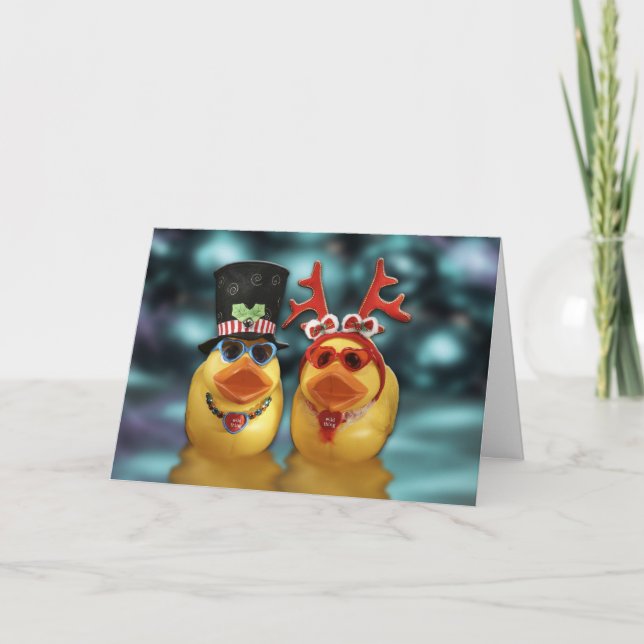 Wild Things Christmas Fun Holiday Card (Front)