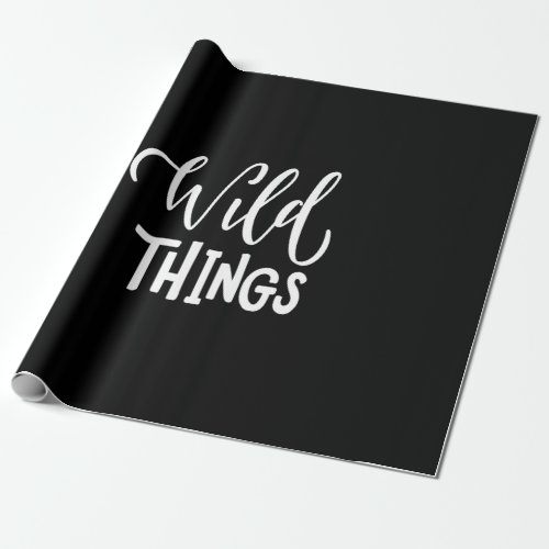 wild things wrapping paper