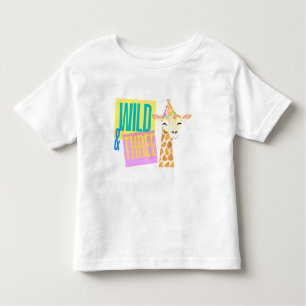 Wild & Three 3rd Birthday Giraffe T-Shirt
