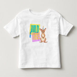 Wild & Three 3rd Birthday Kangaroo T-Shirt