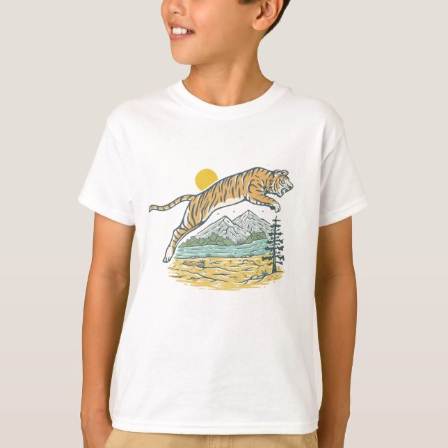 Wild Tiger Adventure T-Shirt (Front)