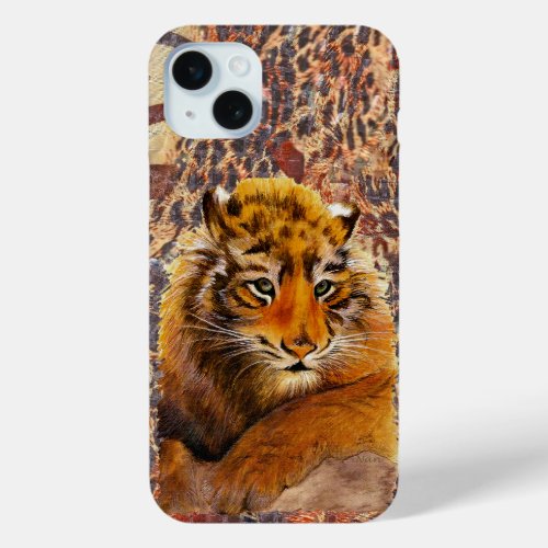 Wild Tiger and print iPhone 15 Plus Case