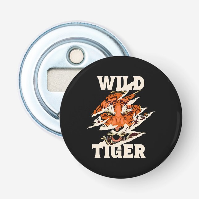 Wild tiger bottle opener (Front)