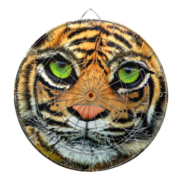 Wild Tiger Dart Board (Front)