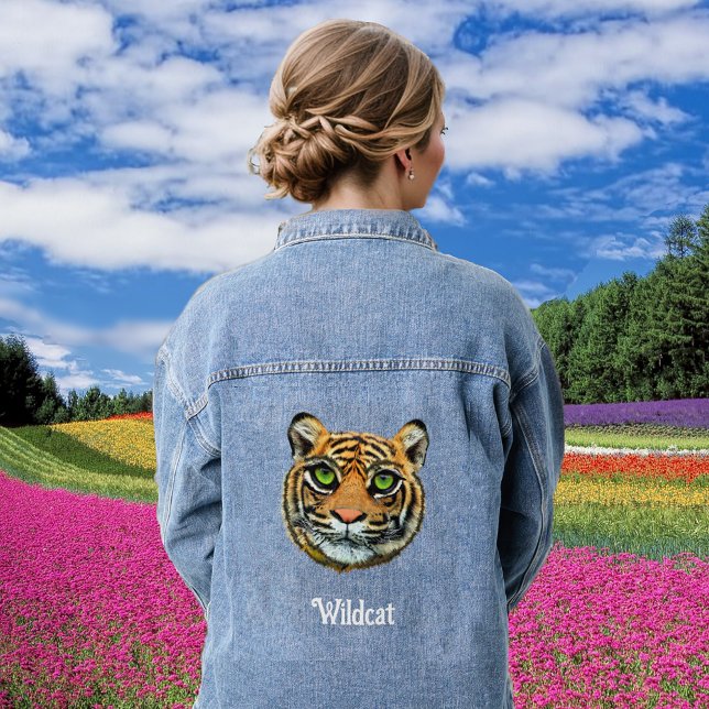 Wild Tiger  Denim Jacket (Creator Uploaded)
