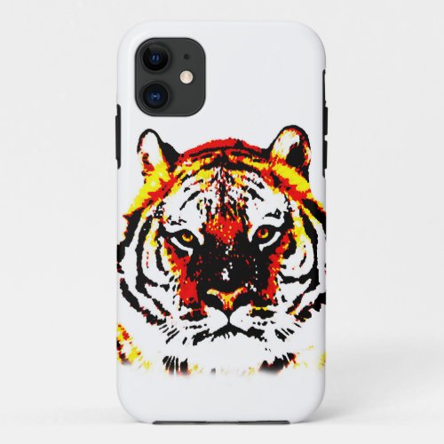 Wild Tiger Eyes iPhone 11 Case