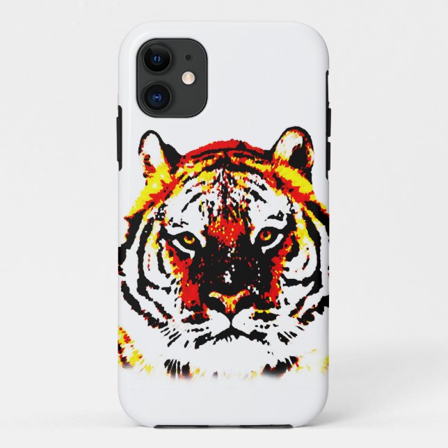 Wild Tiger Eyes Case-Mate iPhone Case (Back)