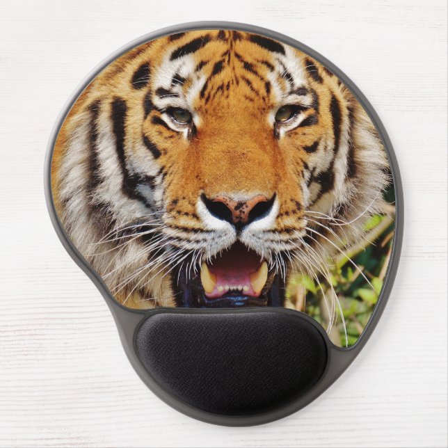 Wild Tiger Eyes Gel Mouse Pad (Front)