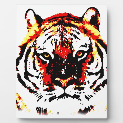 Wild Tiger Eyes Plaque