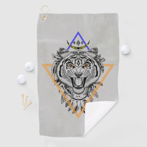 Wild Tiger Golf Towel