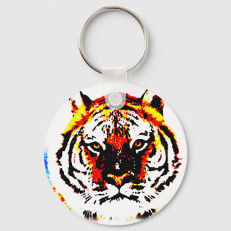 Wild Tiger Keychain