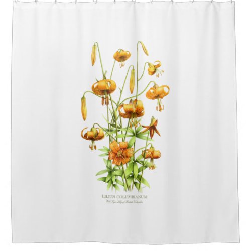 Wild Tiger Lilies Shower Curtain