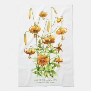 Wild Tiger Lilies Towel
