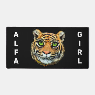 Wild Tiger Personalized Desk Mat