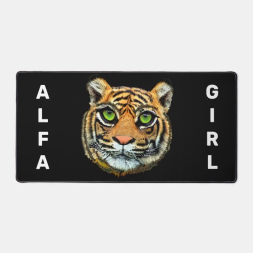 Wild Tiger Personalized  Desk Mat