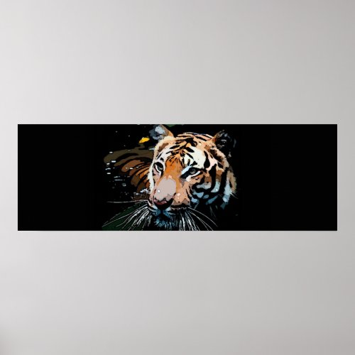 Wild Tiger Poster Print