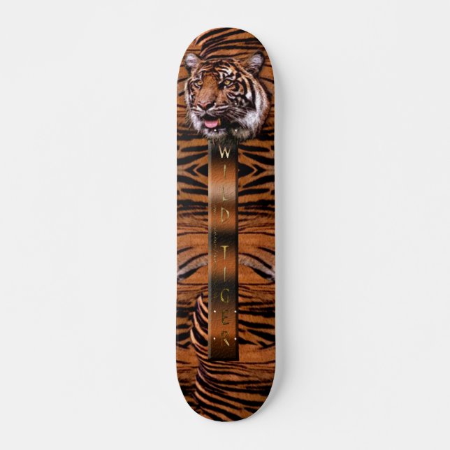 WILD TIGER! Skateboard Deck (Front)