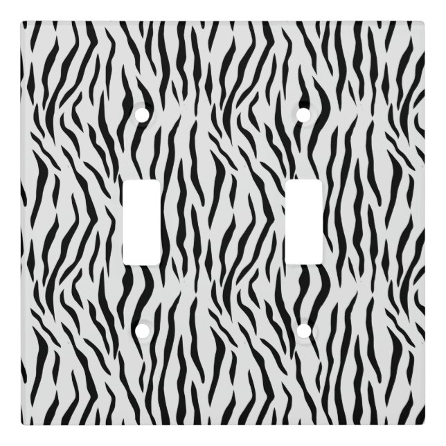 Wild Tiger Skin Pattern Light Switch Cover (Front)