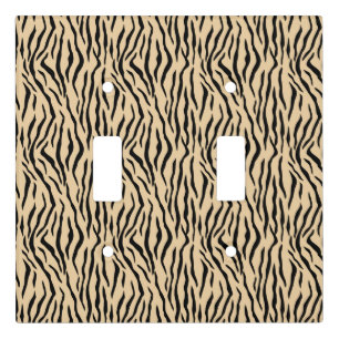 Wild Tiger Skin Pattern Light Switch Cover