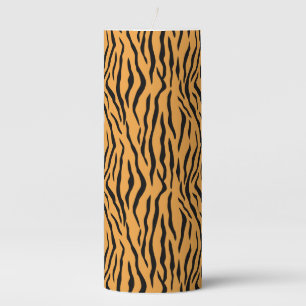 Wild Tiger Skin Pattern Pillar Candle