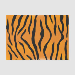 Wild Tiger Stripes Pattern Tissue Paper