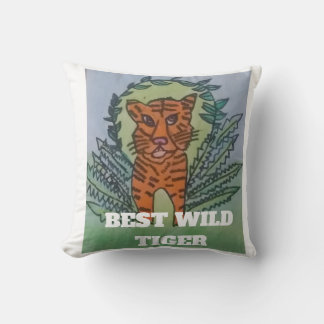 Wild Tiger Throw Pillow