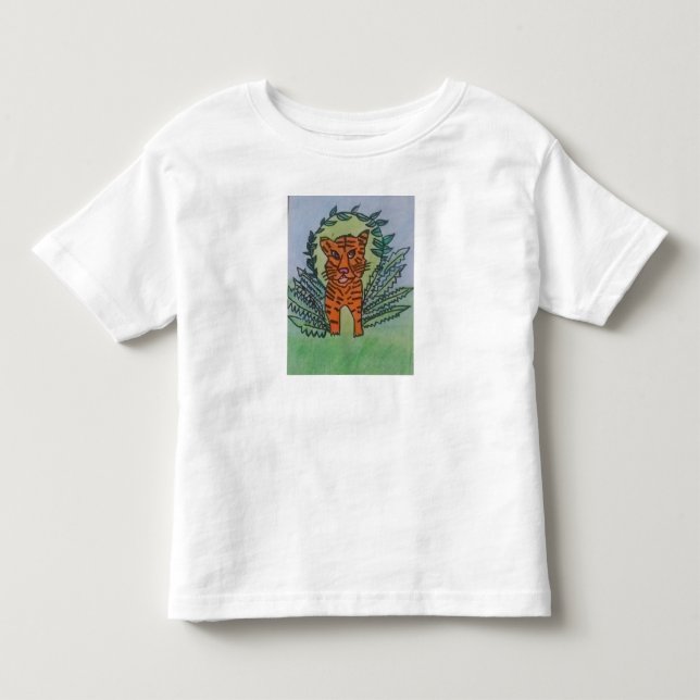 wild tiger toddler t-shirt (Front)