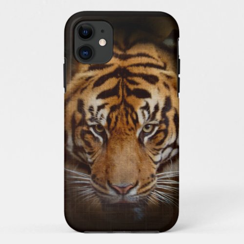 Wild Tiger Wildlife Fine Art Mobile iPhone Case