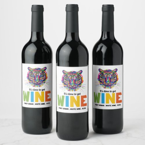 Wild Tiger Wine Label