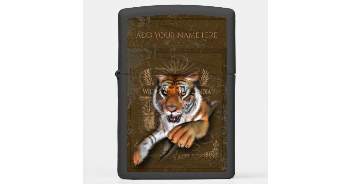 Wild Tiger Zippo Lighter | Zazzle.com